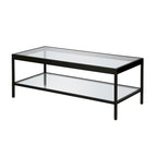 Alexis Metal and Glass Coffee Table