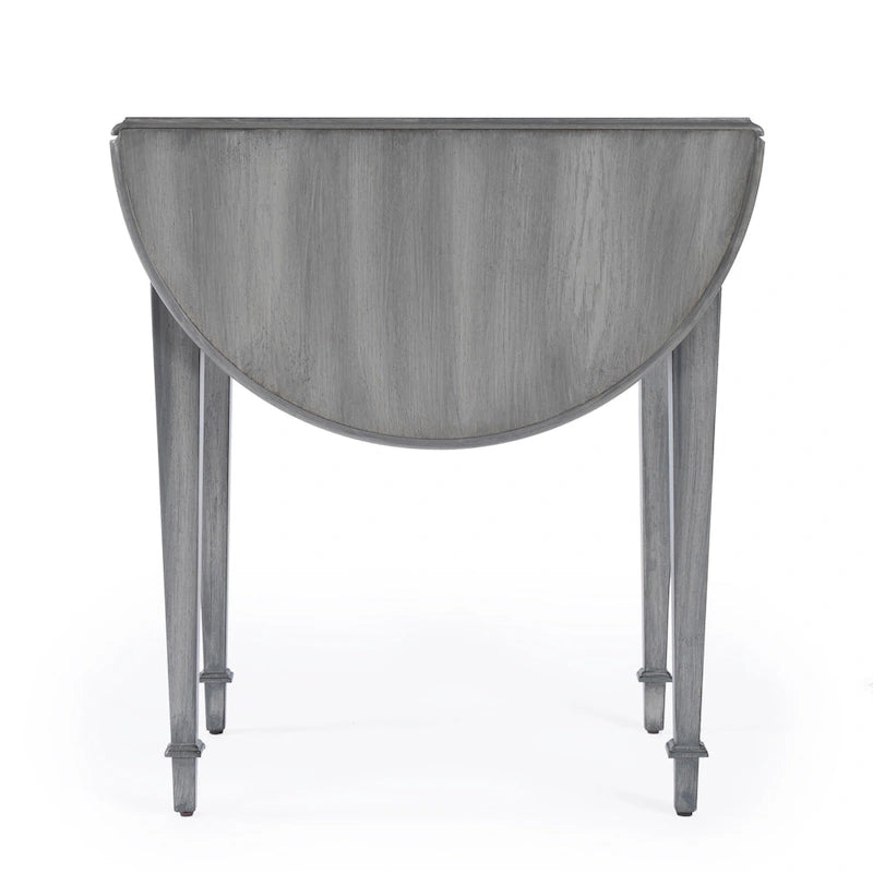 Tavolino con ante a ribalta Pembroke, 1 posto, Marrone/Grigio/Beige