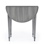 Tavolino con ante a ribalta Pembroke, 1 posto, Marrone/Grigio/Beige