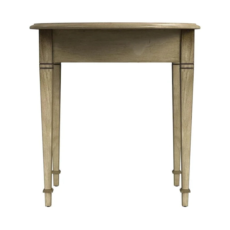 Tavolino con ante a ribalta Pembroke, 1 posto, Marrone/Grigio/Beige