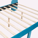 Letto contenitore imbottito in velluto a grandezza naturale con cassetto - Blu / Rosa / Beige / Grigio, 2 persone