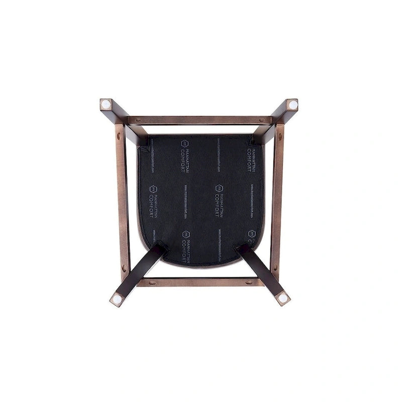 Sgabello da bar con schienale finitura noce, set da 3 (Bianco perla / Bronzo / Crema / Grigio ciottolo / Grigio chiaro)