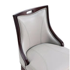 Sgabello da bar con schienale finitura noce, set da 3 (Bianco perla / Bronzo / Crema / Grigio ciottolo / Grigio chiaro)