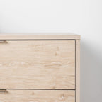 Comò in Legno Naturale – 5 o 6 Cassetti, Uso Singolo