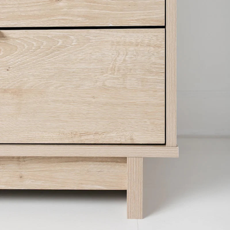 Comò in Legno Naturale – 5 o 6 Cassetti, Uso Singolo