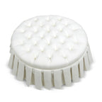 Pouf da cocktail trapuntato con gonna plissettata – Blu notte / Bianco antico, 1 posto