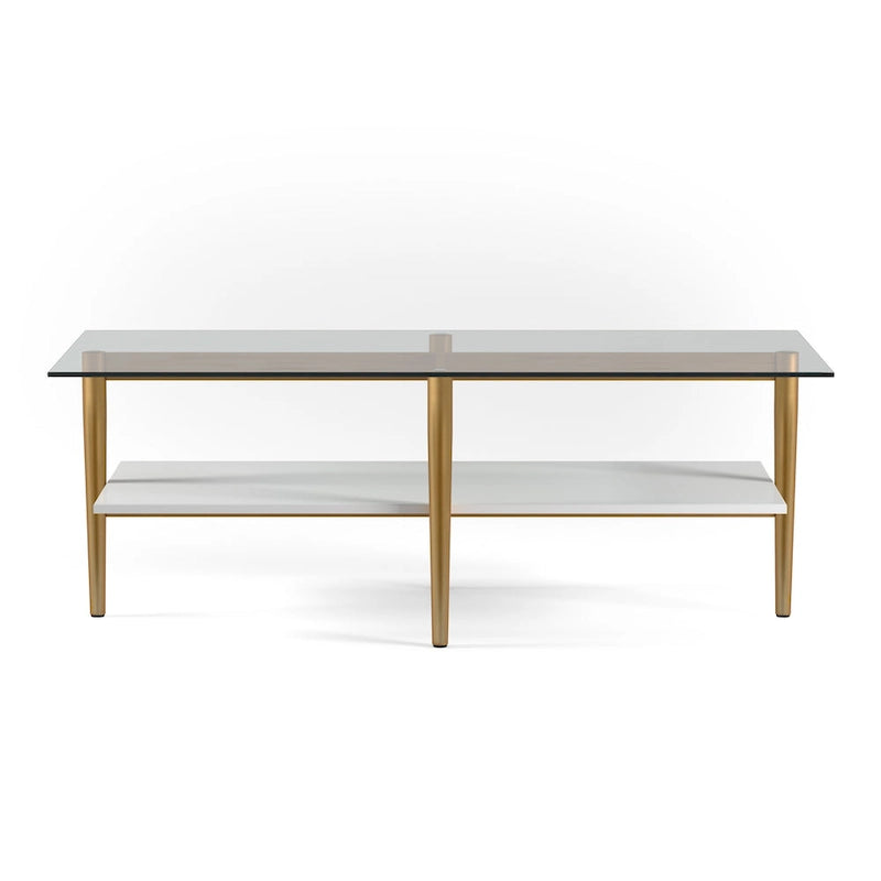 Tavolino da Caffè Mid-Century in Ottone / Bronzo Annerito / Finto Marmo Ottone