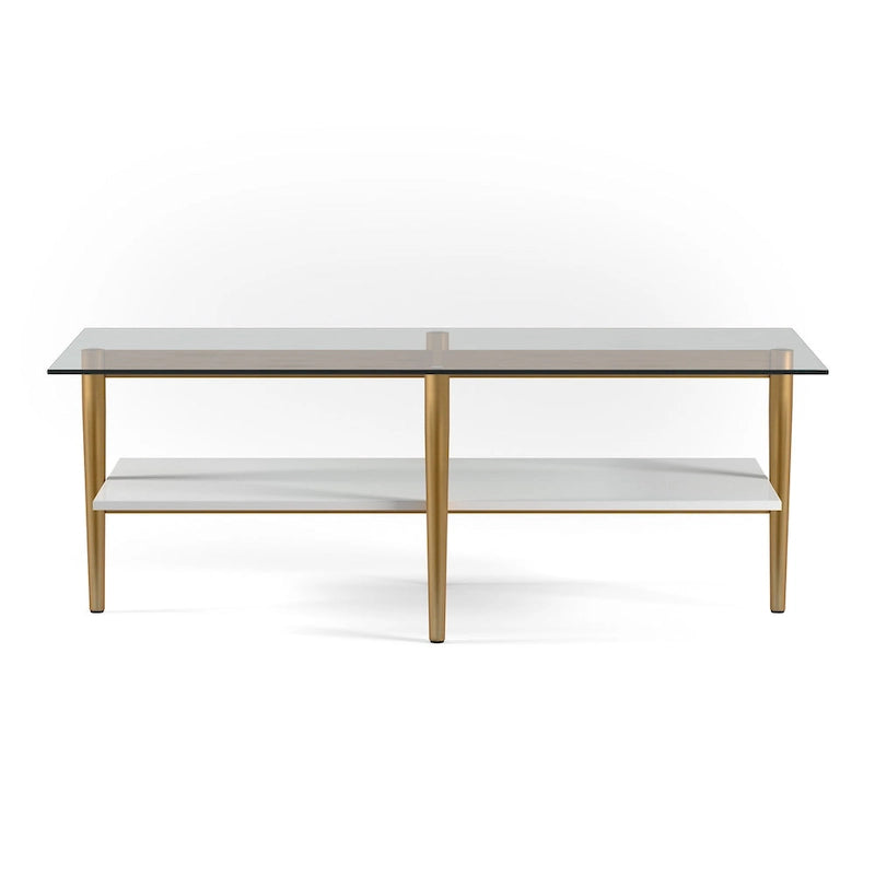 Tavolino da Caffè Mid-Century in Ottone / Bronzo Annerito / Finto Marmo Ottone