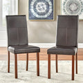 Sedia da pranzo Parson, similpelle, set da 2