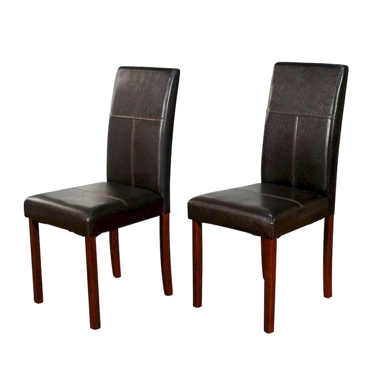 Sedia da pranzo Parson, similpelle, set da 2