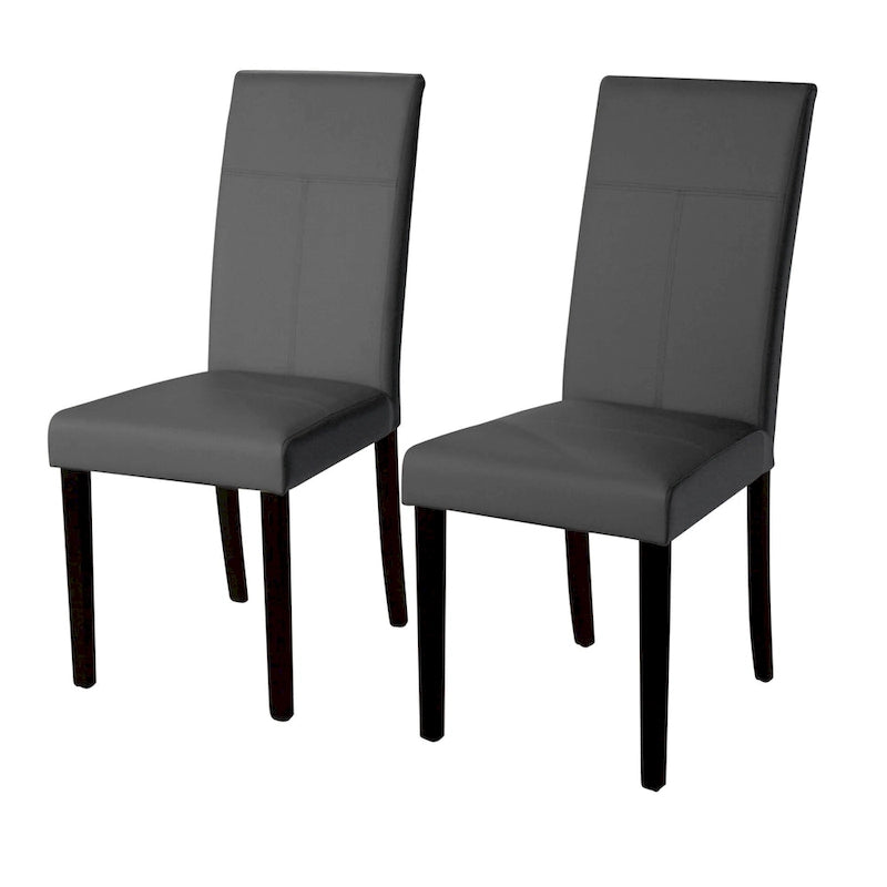 Sedia da pranzo Parson, similpelle, set da 2