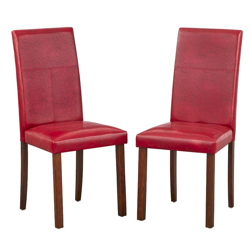 Sedia da pranzo Parson, similpelle, set da 2
