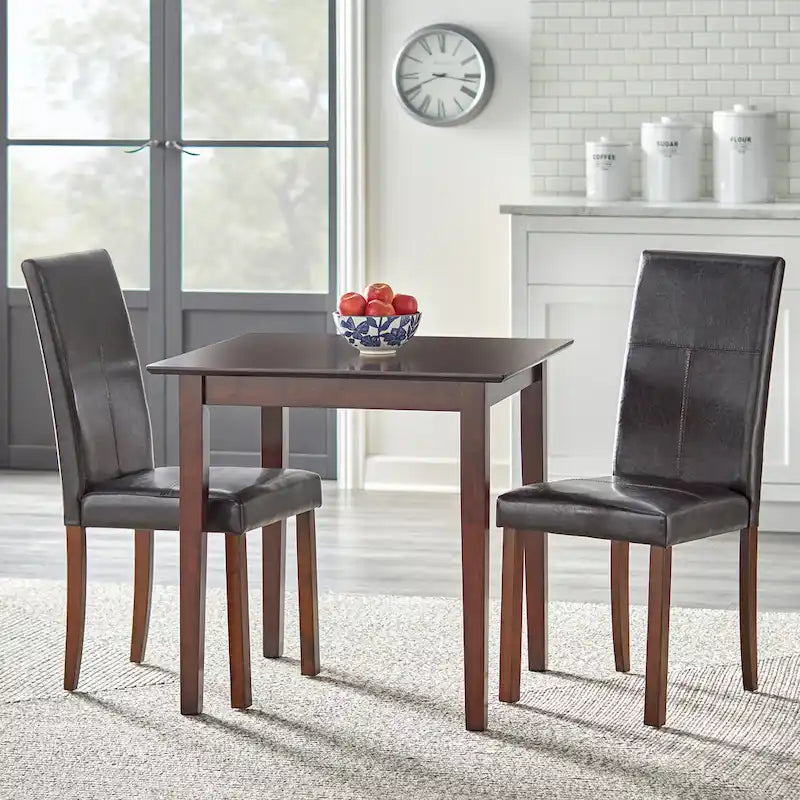 Sedia da pranzo Parson, similpelle, set da 2
