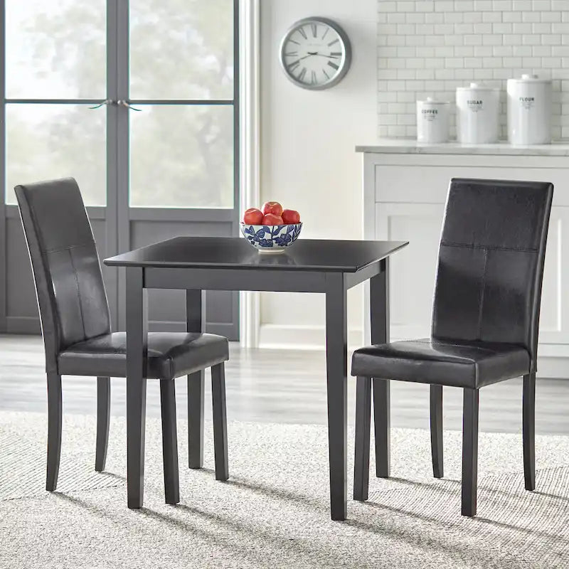 Sedia da pranzo Parson, similpelle, set da 2