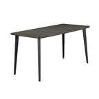 Tavolo da pranzo moderno metà secolo rovere grigio / scuro – Posti fino a 6