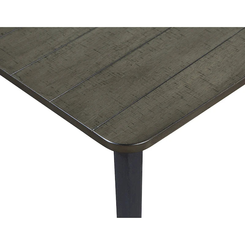 Tavolo da pranzo moderno metà secolo rovere grigio / scuro – Posti fino a 6