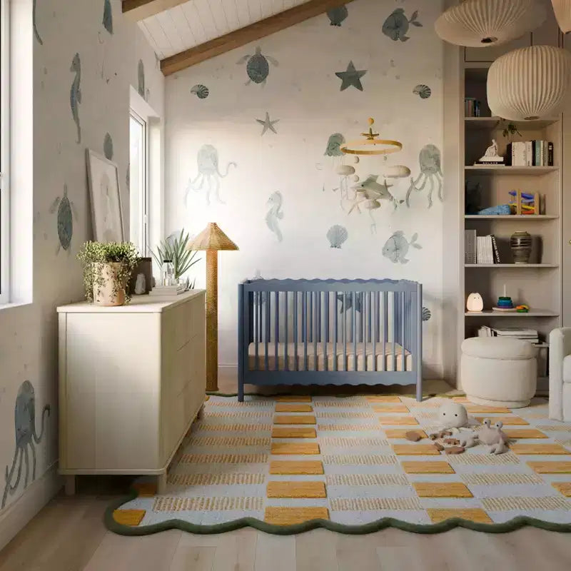 Babyletto Swell 4-in-1 umbaubares Kinderbett mit Umbausatz zum Kleinkinderbett