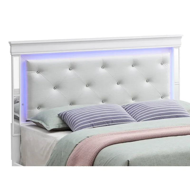 Letto matrimoniale, Argento Champagne / Nero Metallizzato, Per 1-2 Persone