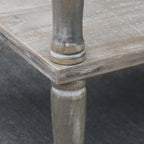 Comodino rustico marrone con cassetto, piano in legno, ripiano aperto a 1 livello