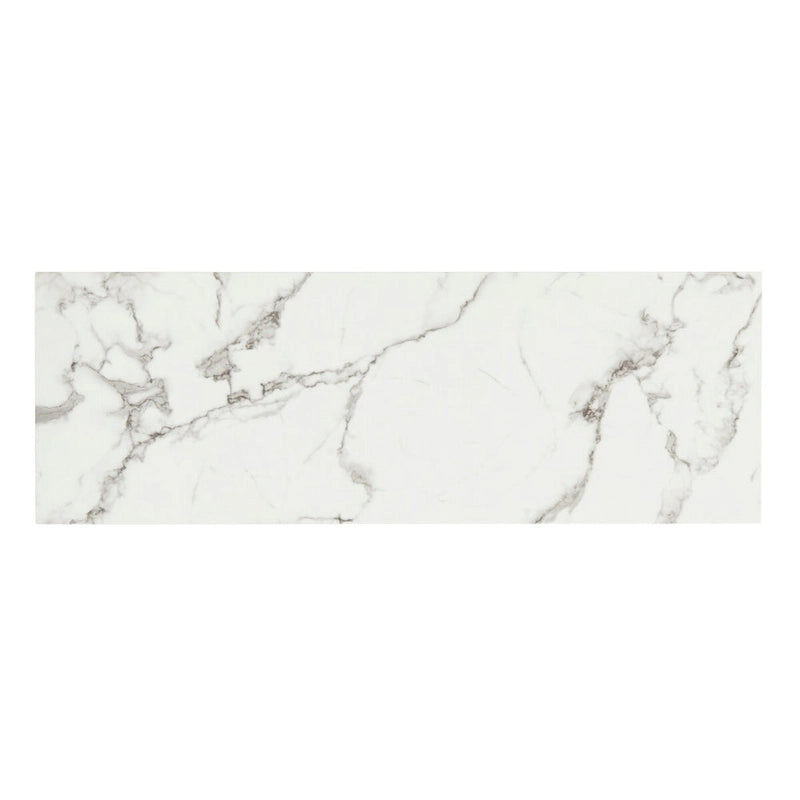 Consolle in stile Parsons con ripiano in marmo grigio e gambe nere