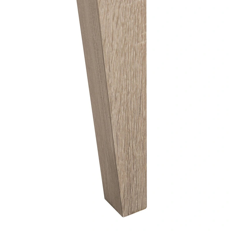 Consolle gambe divaricate Bianco/Rovere, 1 persona