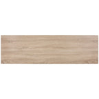 Consolle gambe divaricate Bianco/Rovere, 1 persona