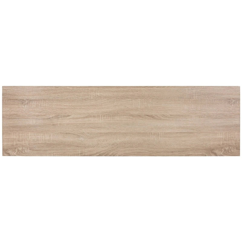 Consolle gambe divaricate Bianco/Rovere, 1 persona