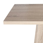 Consolle gambe divaricate Bianco/Rovere, 1 persona