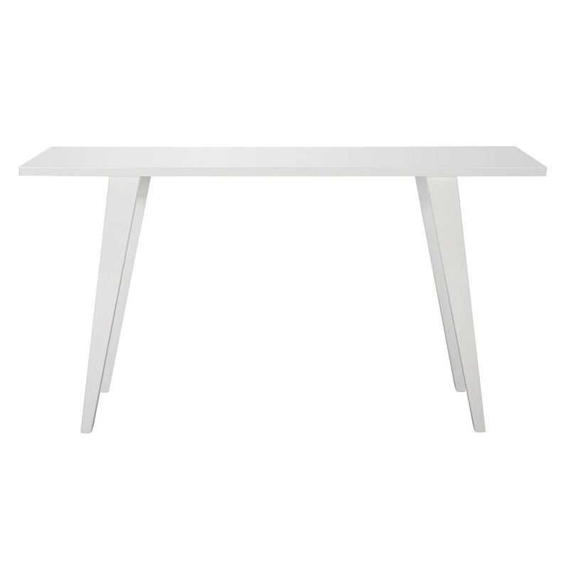 Consolle gambe divaricate Bianco/Rovere, 1 persona