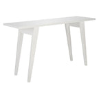 Consolle gambe divaricate Bianco/Rovere, 1 persona