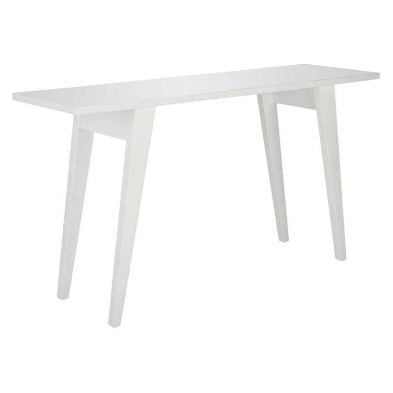 Consolle gambe divaricate Bianco/Rovere, 1 persona