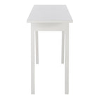 Consolle gambe divaricate Bianco/Rovere, 1 persona