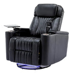 Poltrona reclinabile elettrica multifunzionale girevole a 270° per home theater