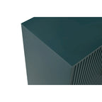 Madia a 4 ante con design a linee verticali - Blu navy / Bianco