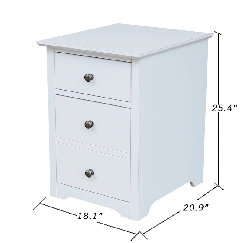 Set ufficio da 3 pezzi – Cassettiera, scrivania e sedia | Diverse finiture | 1 persona