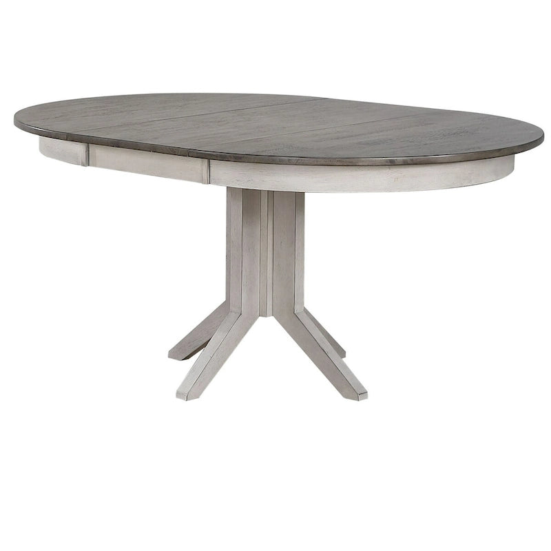 Tavolo da pranzo rotondo con piedistallo multicolore, 4-6 posti