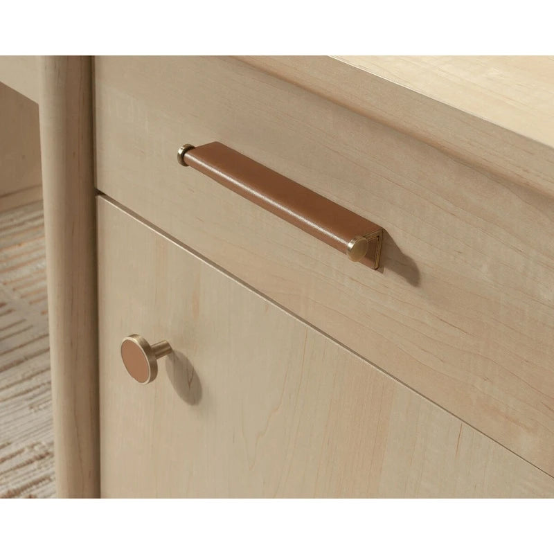 Scrivania direzionale Umber Wood con spazio per archiviare, uso singolo