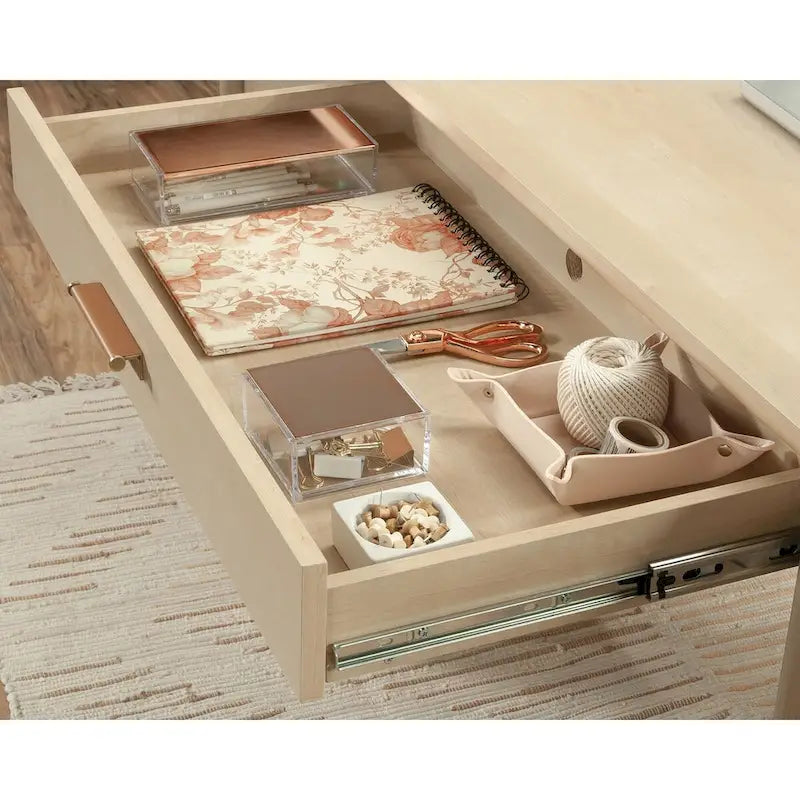 Scrivania direzionale Umber Wood con spazio per archiviare, uso singolo