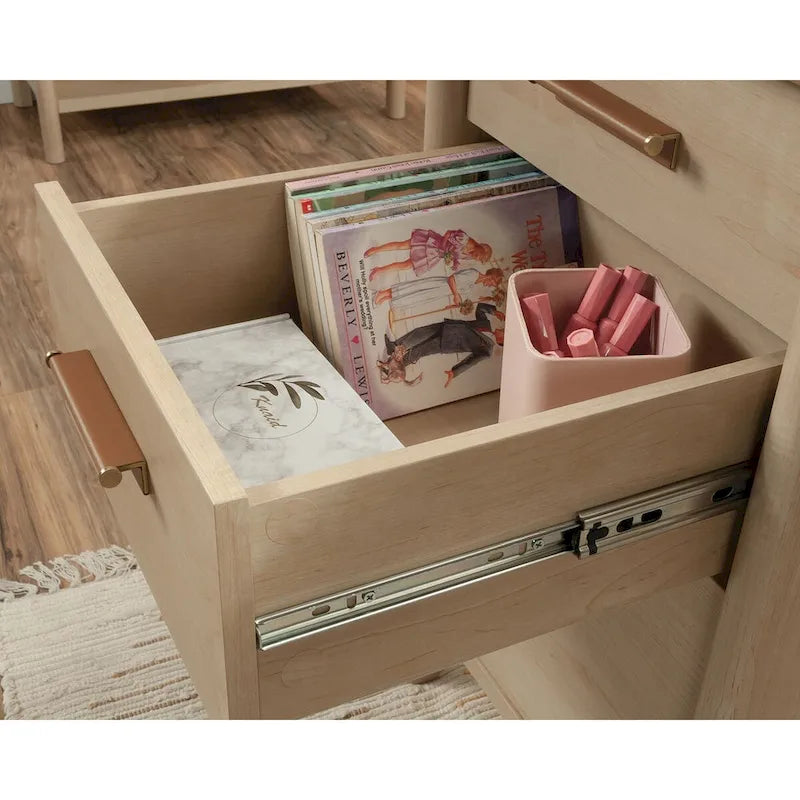 Scrivania direzionale Umber Wood con spazio per archiviare, uso singolo