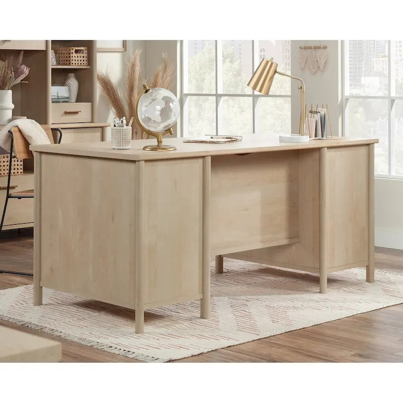 Scrivania direzionale Umber Wood con spazio per archiviare, uso singolo