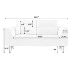Divanetto futon convertibile beige / nero / blu scuro / grigio, divano letto a 2 posti