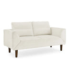 Divanetto futon convertibile beige / nero / blu scuro / grigio, divano letto a 2 posti