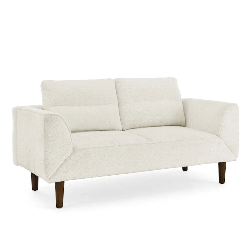 Divanetto futon convertibile beige / nero / blu scuro / grigio, divano letto a 2 posti