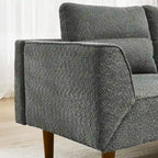 Divanetto futon convertibile beige / nero / blu scuro / grigio, divano letto a 2 posti