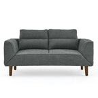 Divanetto futon convertibile beige / nero / blu scuro / grigio, divano letto a 2 posti