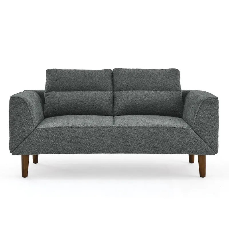 Divanetto futon convertibile beige / nero / blu scuro / grigio, divano letto a 2 posti