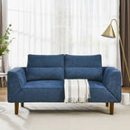 Divanetto futon convertibile beige / nero / blu scuro / grigio, divano letto a 2 posti