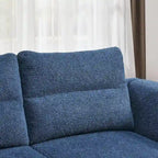 Divanetto futon convertibile beige / nero / blu scuro / grigio, divano letto a 2 posti