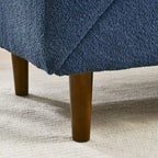 Divanetto futon convertibile beige / nero / blu scuro / grigio, divano letto a 2 posti
