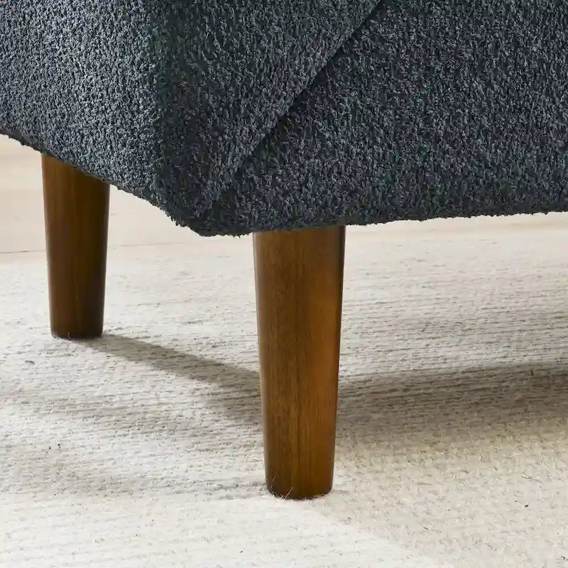 Divanetto futon convertibile beige / nero / blu scuro / grigio, divano letto a 2 posti